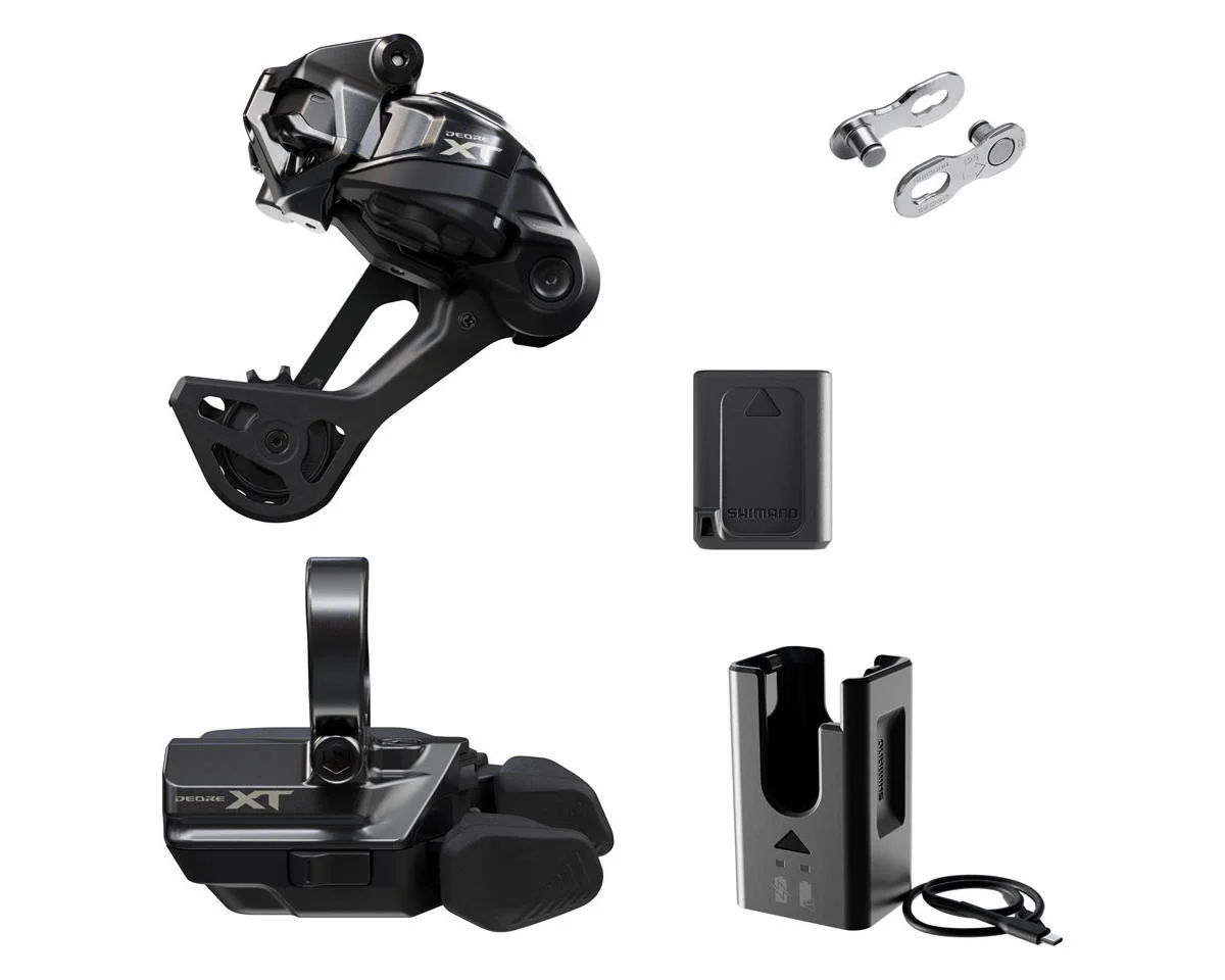 Shimano Deore XT Di2 M8250 Drivetrain Upgrade Kit (Black) (Long Cage) (22.2mm) (SGS)